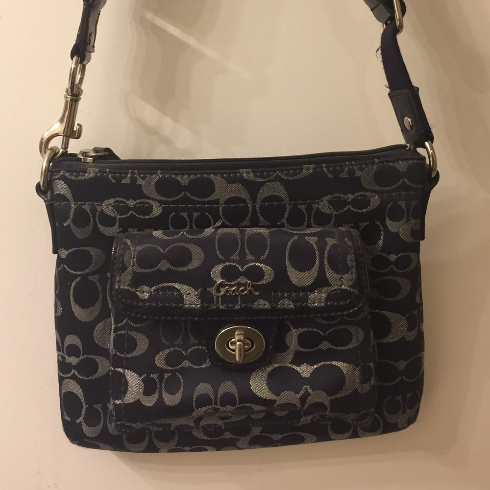Coach Navy Small Crossbody
